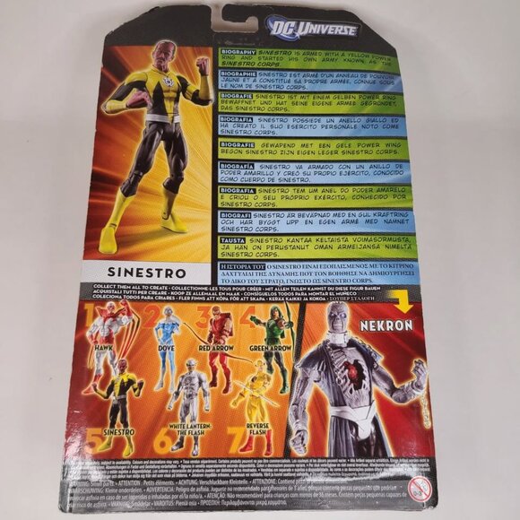DC Universe Classics Sinestro Wave 20 Nekron BAF Mattel 2011 - Picture 2 of 6